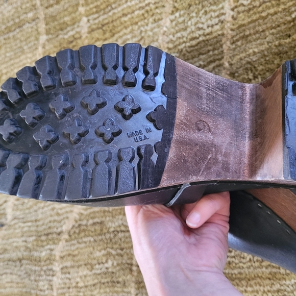 Unbranded wood clog with real leather - Picture 4 of 5